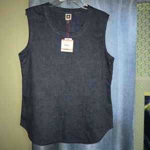 Darling NWT Anne Klein blue blouse